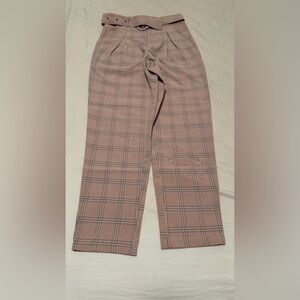 Fashion Nova Checkered Blush Pants